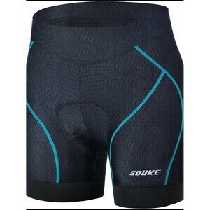 SOUKE Sports Women's Large 4D Padded Quick Dry Cycling Underwear Shorts